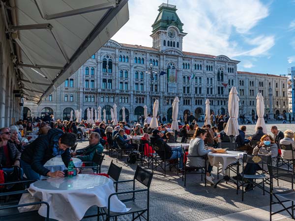 Trieste Friuli Venezia Giulia Unita DItalia Square