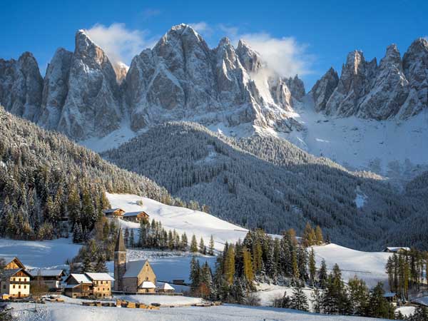 Italian Alps Dolomites Winter Wonders