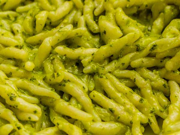 Liguria and Genova Trofie with Pesto Souce